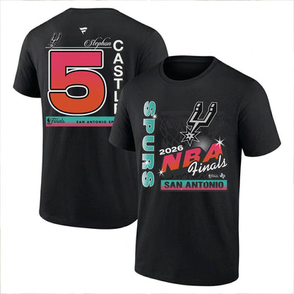 SAS 2026 NBA Western Conference Champions Printed T-Shirt V2