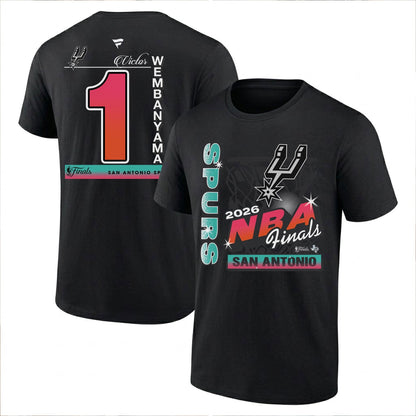 SAS 2026 NBA Western Conference Champions Printed T-Shirt V2