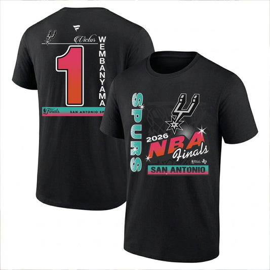 SAS 2026 NBA Western Conference Champions Printed T-Shirt V2
