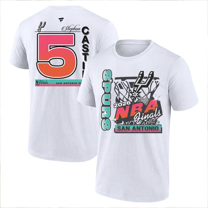 SAS 2026 NBA Western Conference Champions Printed T-Shirt V2