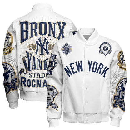 NYY x Jay Z Limited Edition Varsity Jacket - Printed