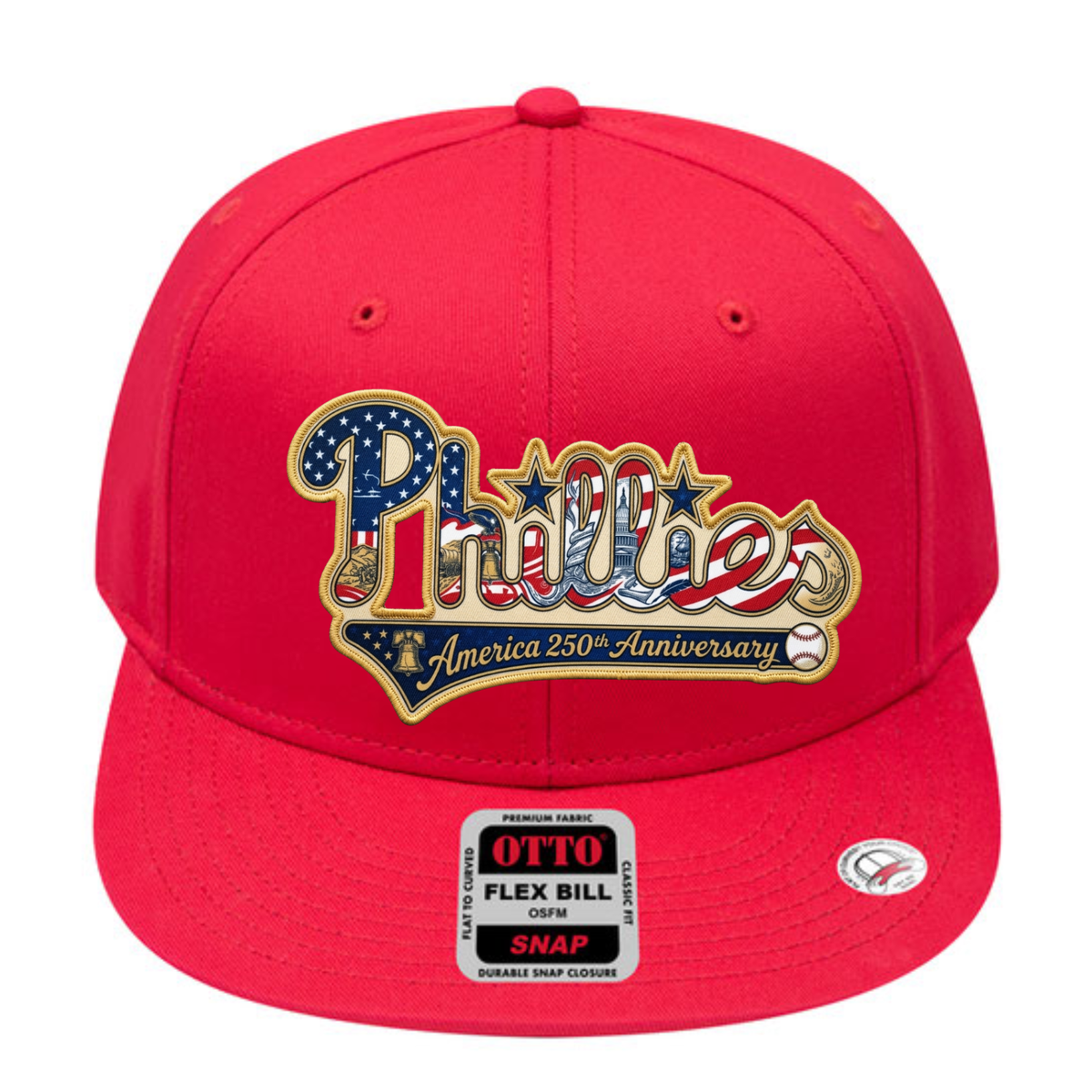 PHI 2026 Independence Day Snapback Cap - Embroidered