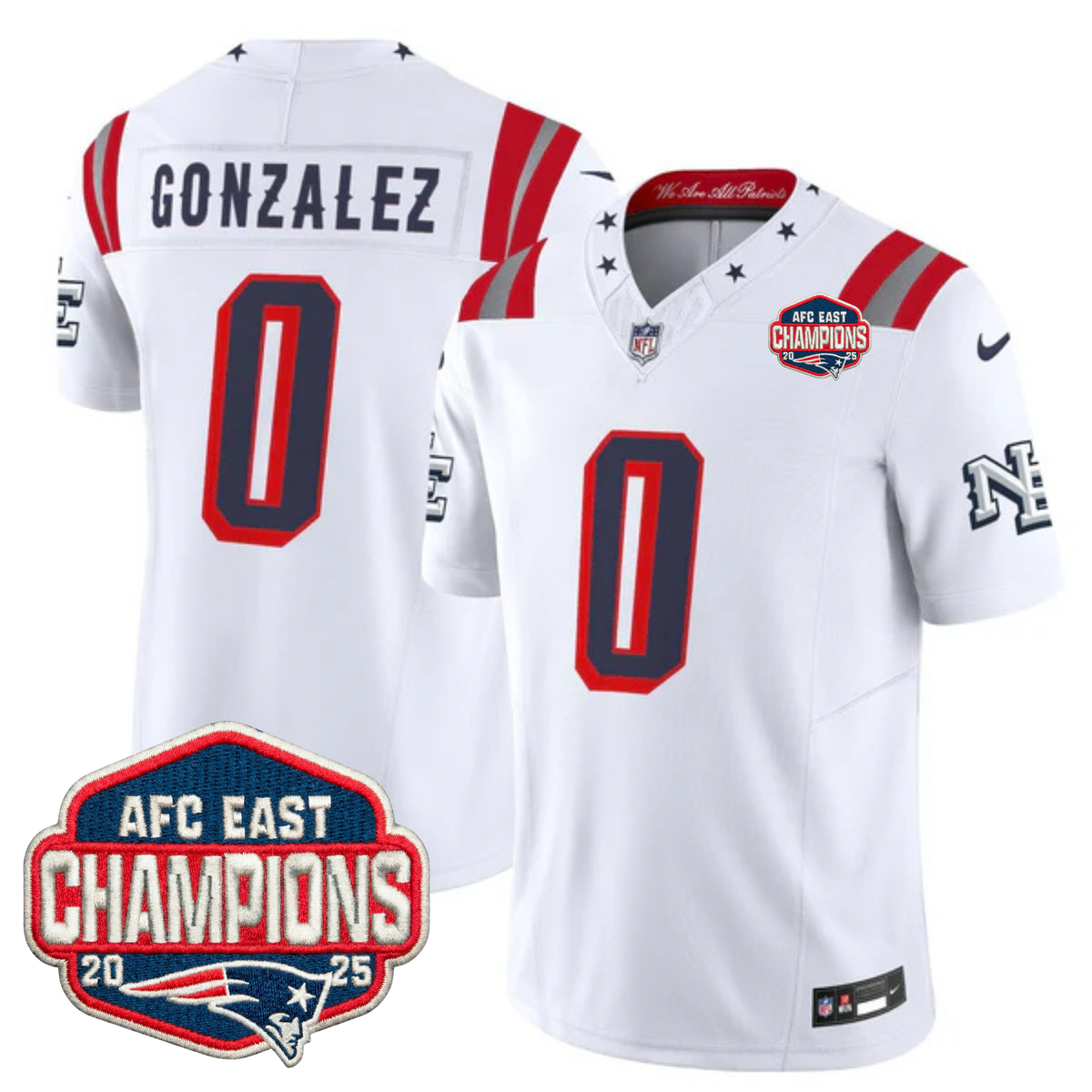 NE 2025 "Rivalries" AFC East Champions Vapor Limited Jersey - Stitched