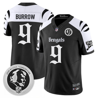 CIN Gothic Vapor Limited Jersey - John Madden Patch - Stitched