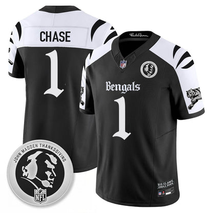 CIN Gothic Vapor Limited Jersey - John Madden Patch - Stitched