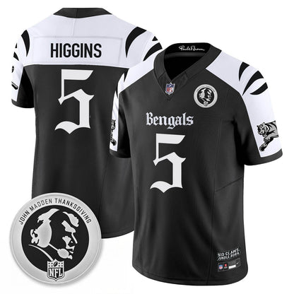 CIN Gothic Vapor Limited Jersey - John Madden Patch - Stitched