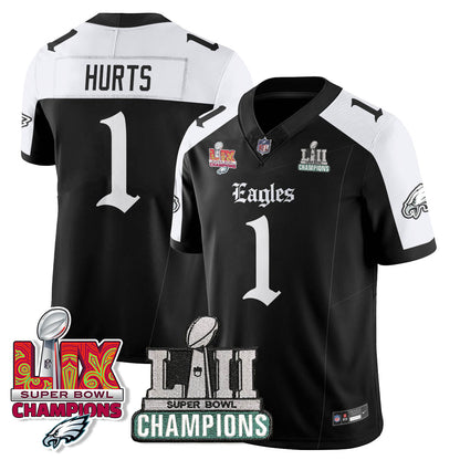 PHI 'Gothic Philly' LII-LIX Super Bowl Champions Vapor Limited Jersey - Stitched