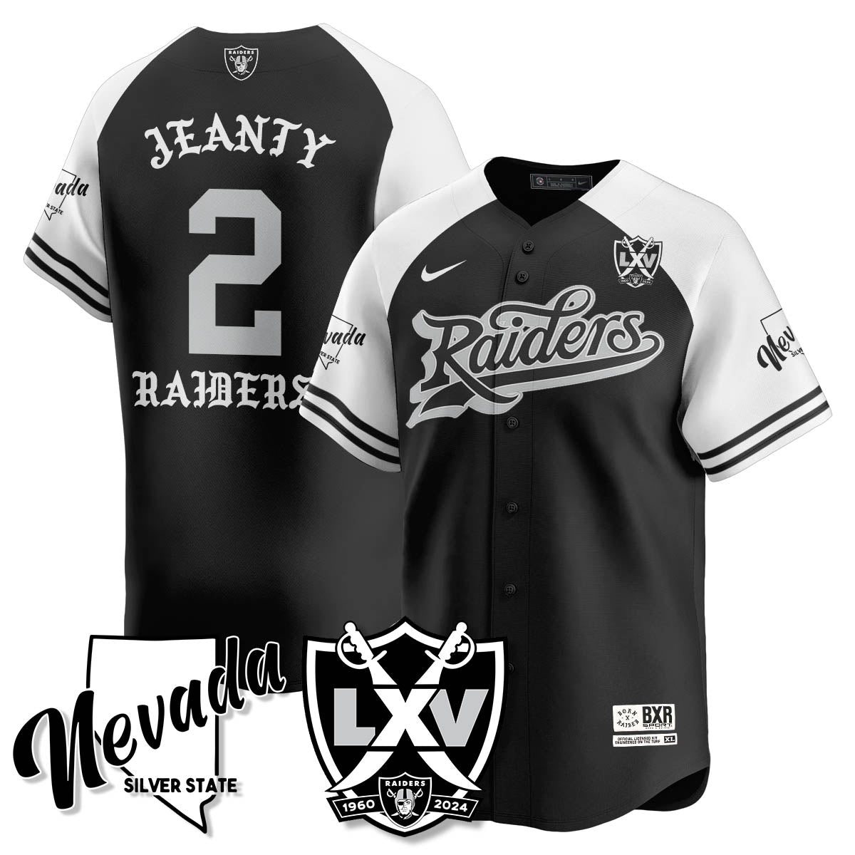 LVR Born x Raised Baseball Jersey - Stitched