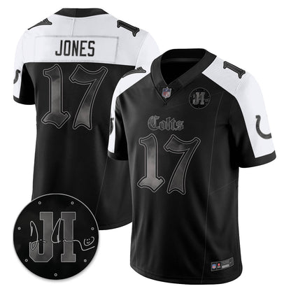 IND 'Dark Gothic' Vapor Limited Jersey - Jim Irsay Patch - Stitched