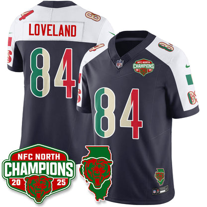 CHI Mexico NFC North Division Champions Vapor Limited Jersey - Stitched
