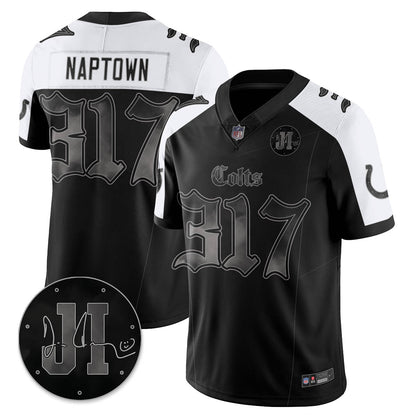 IND 'Dark Gothic' Vapor Limited Jersey - Jim Irsay Patch - Stitched