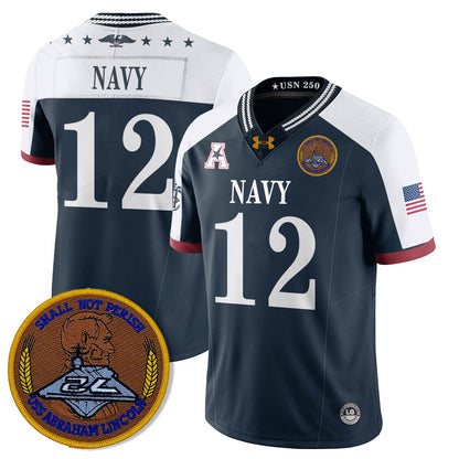 Navy MID Honoring the 250th Anniversary of the United States Navy Jersey - Stitched