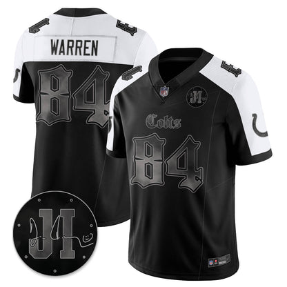 IND 'Dark Gothic' Vapor Limited Jersey - Jim Irsay Patch - Stitched