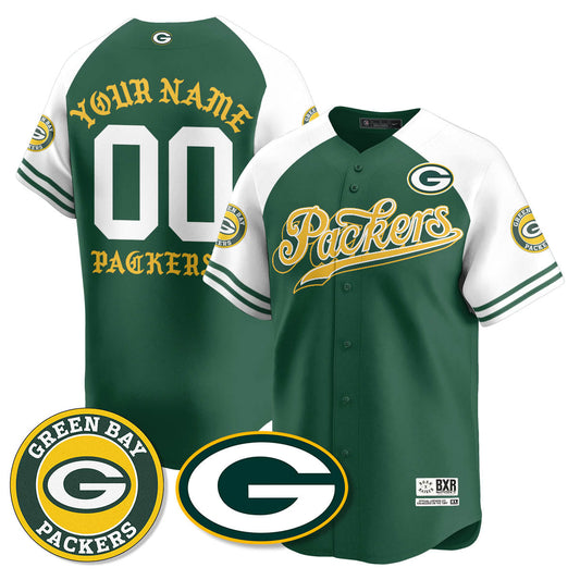 GB Born x Raised Baseball Custom Jersey - Stitched