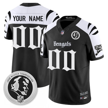 CIN Gothic Vapor Limited Jersey - John Madden Patch - Stitched