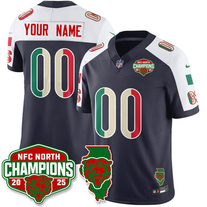 CHI Mexico NFC North Division Champions Vapor Limited Jersey - Stitched