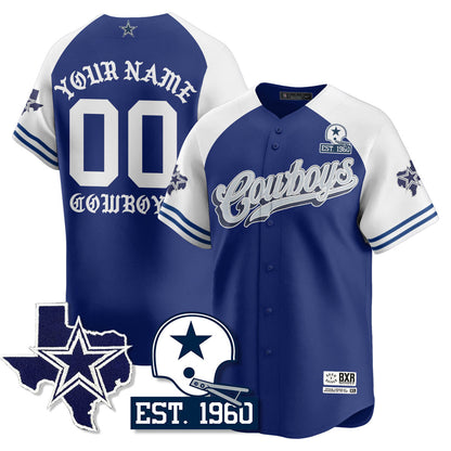 DAL Born x Raised Baseball Custom Jersey - Stitched