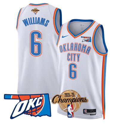 OKC 2024-25 Champions Jersey - Stitched