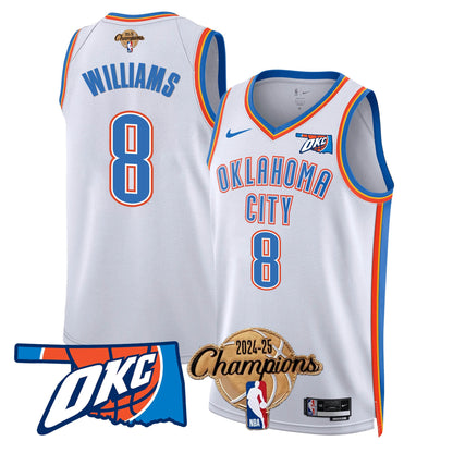 OKC 2024-25 Champions Jersey - Stitched