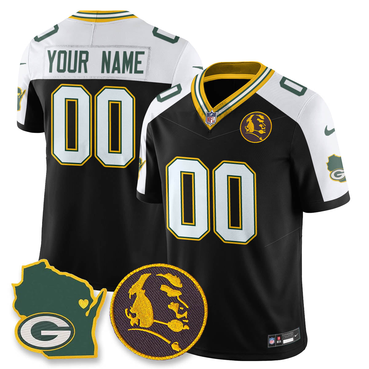 GB Vapor Limited Jersey - John Madden Patch - Stitched