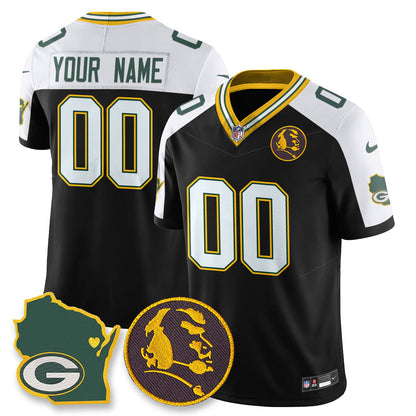GB Vapor Limited Custom Jersey - John Madden Patch - Stitched