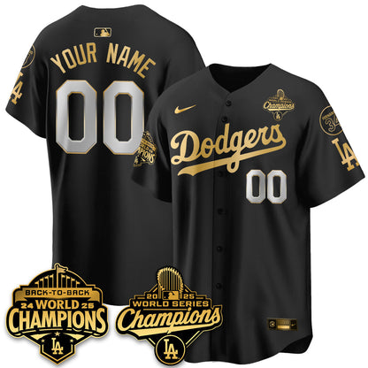 Custom LAD 2025 World Series Champions Jersey - Stitched