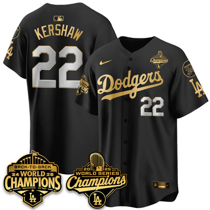 LAD 2025 World Series Champions Jersey - Stitched