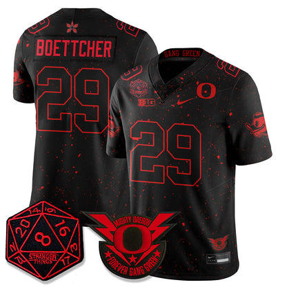 Oregon Ducks Stranger Things Vapor Limited Jersey - All Stitched