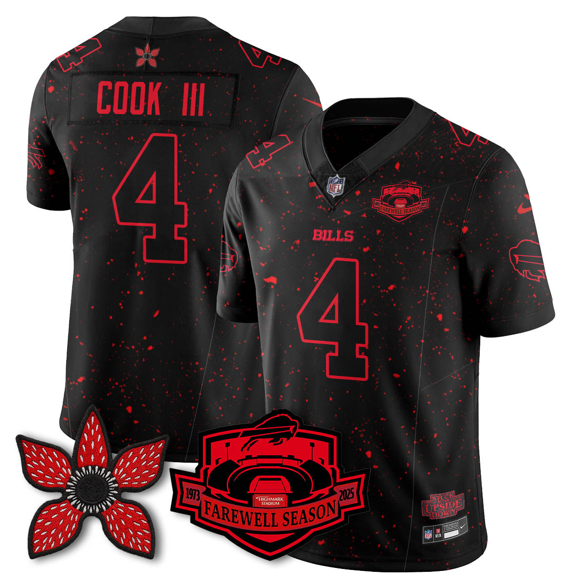 BUF 'Stranger Things Edition' Vapor Limited Jersey - Stitched