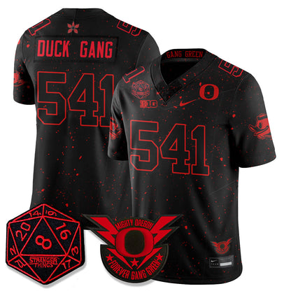 Oregon Ducks Stranger Things Vapor Limited Jersey - All Stitched