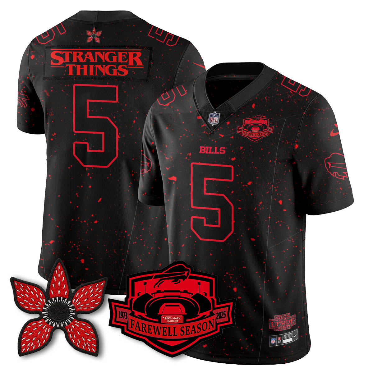 BUF 'Stranger Things Edition' Vapor Limited Jersey - Stitched