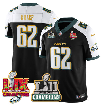PHI LII-LIX Super Bowl Champions Vapor Limited Gold Jersey - Stitched