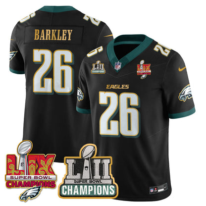 PHI LII-LIX Super Bowl Champions Vapor Limited Gold Jersey - Stitched