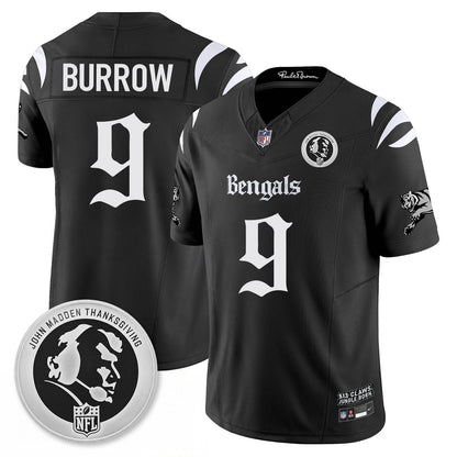 CIN Gothic Vapor Limited Jersey - John Madden Patch - Stitched