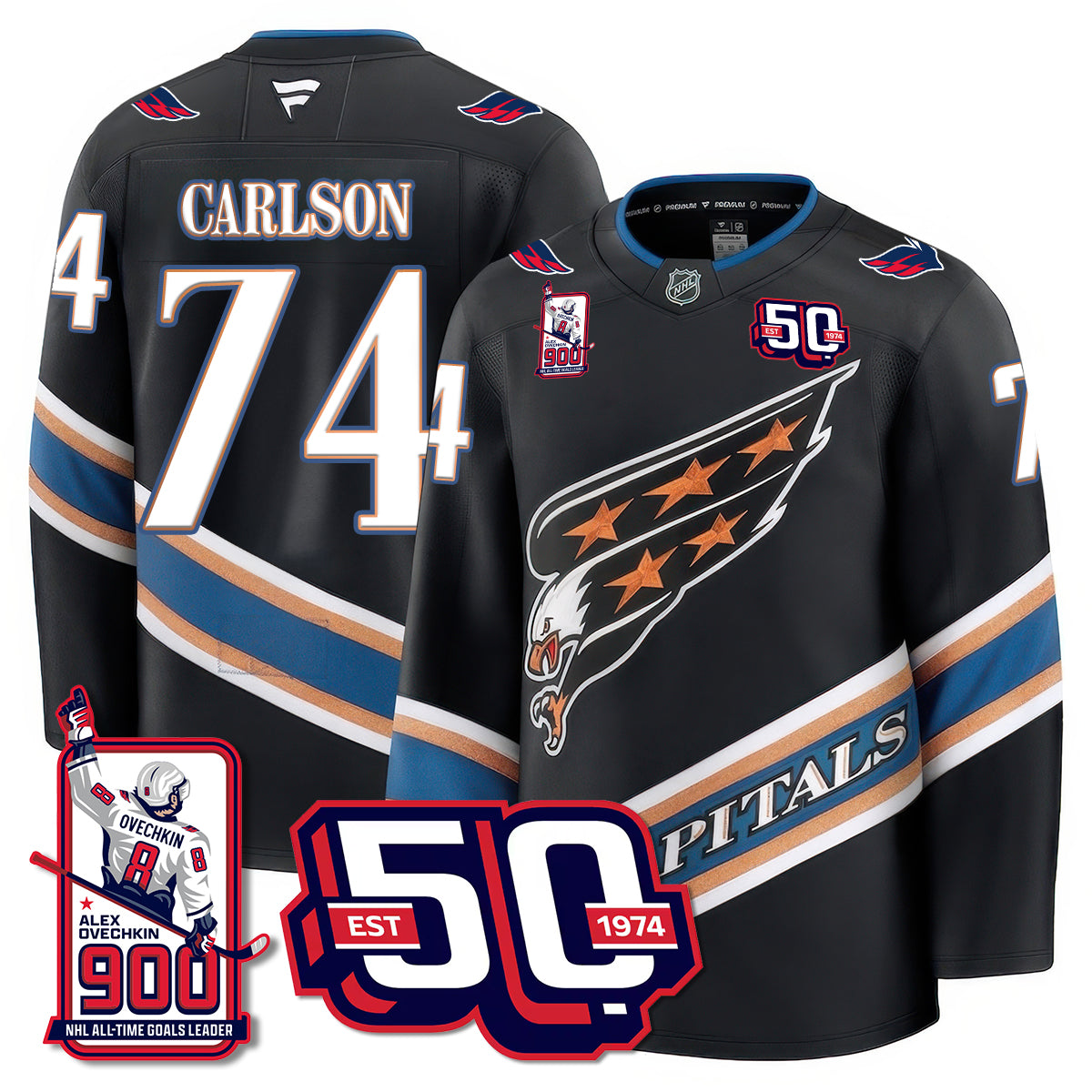 WSH 2025 Premium Jersey - 900 GOALS -  Stitched