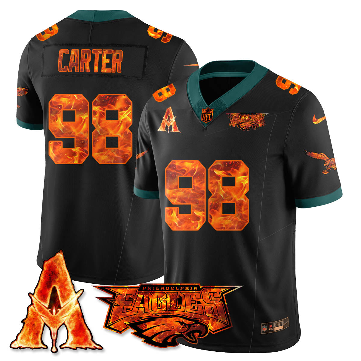 PHI x Avatar 3 Fire and Ash Jersey - Stitched