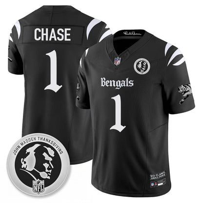 CIN Gothic Vapor Limited Jersey - John Madden Patch - Stitched
