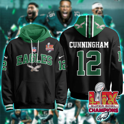PHI Super Bowl LIX Champions Hoodie