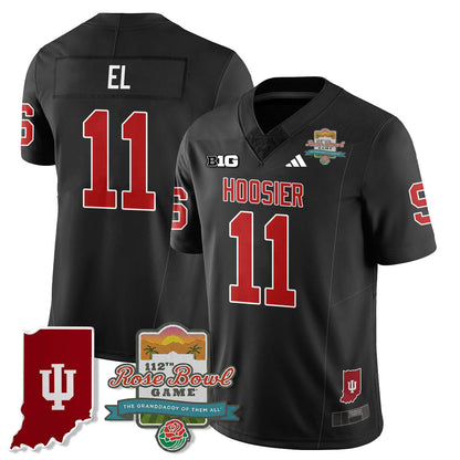 Indiana Hoosiers Vapor Limited Football Jersey - Rose Bowl 112th - All Stitched
