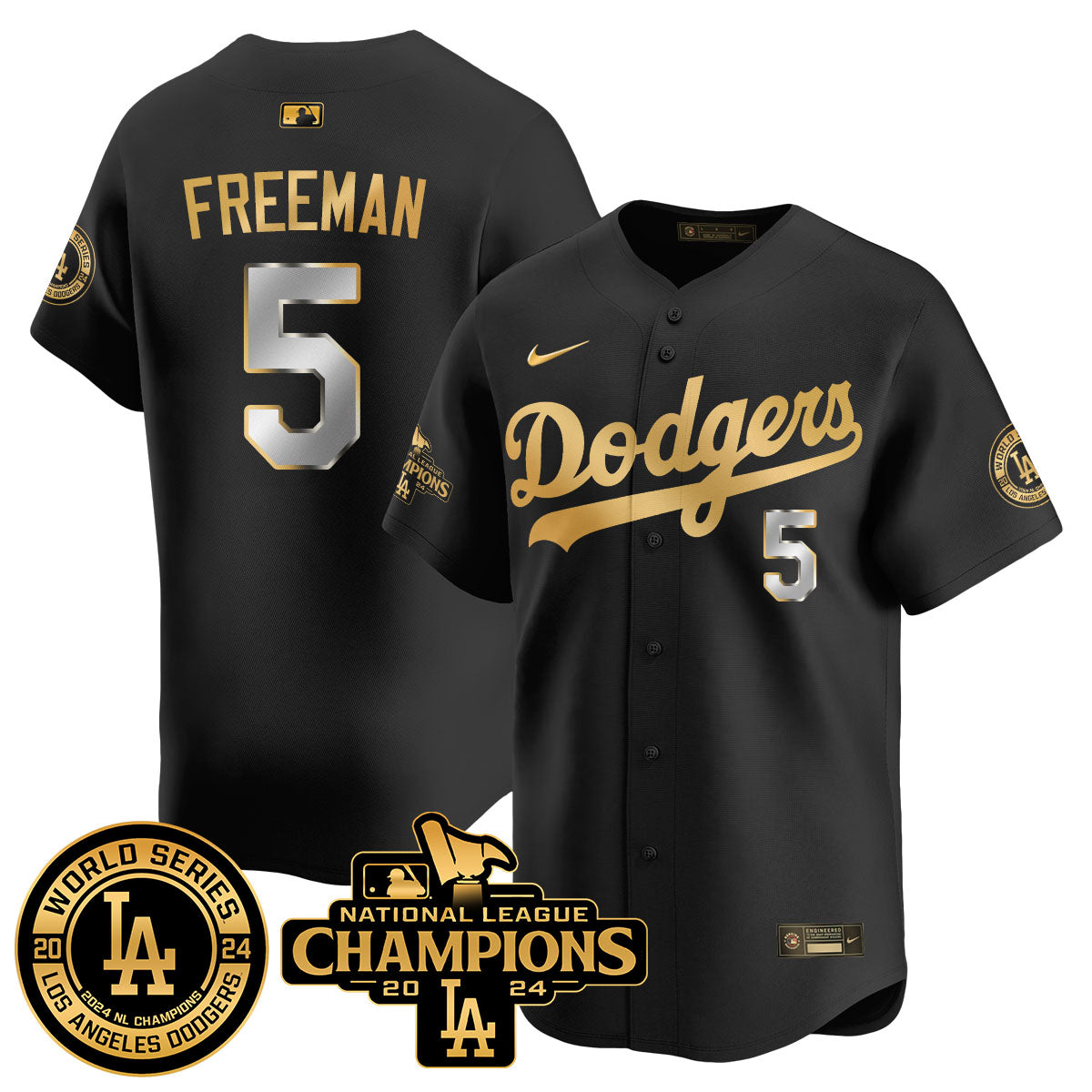 LAD World Series NL Champions Jersey - Stitched
