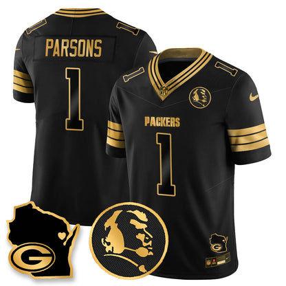 GB 4-Time Champions Vapor Limited Jersey - John Madden Patch - Stitched