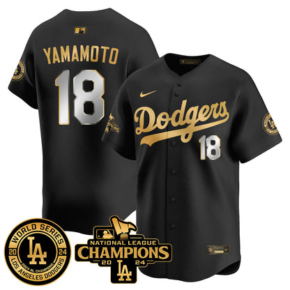 LAD World Series NL Champions Jersey - Stitched