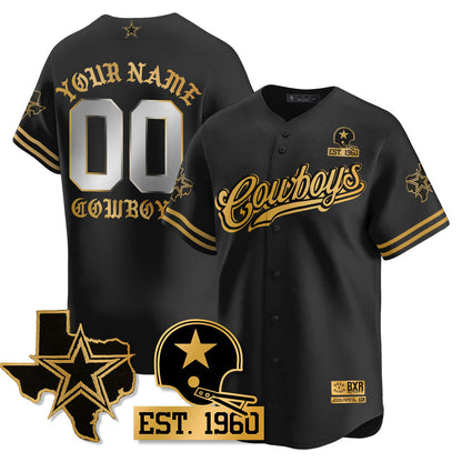 DAL Born x Raised Baseball Custom Jersey - Stitched