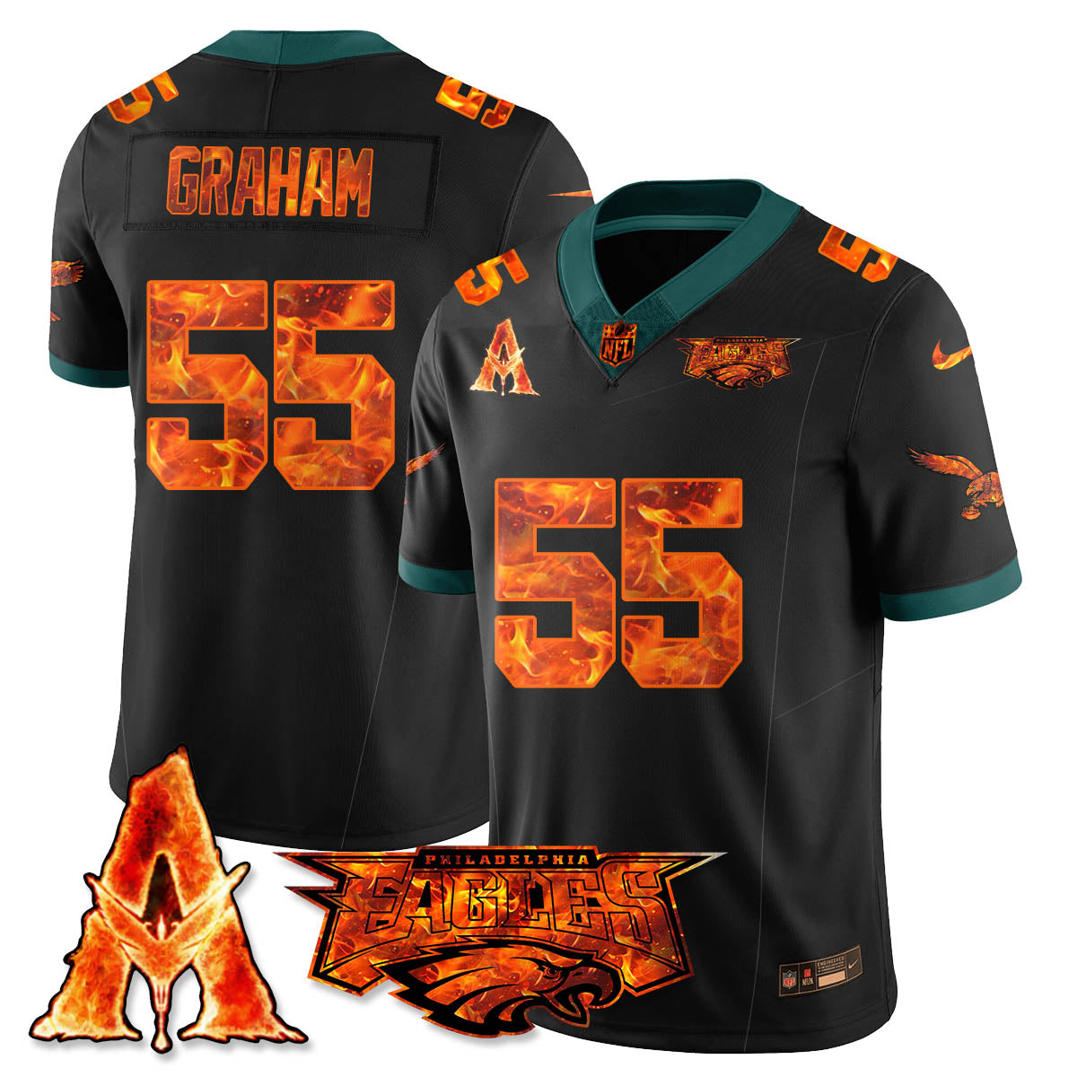 PHI x Avatar 3 Fire and Ash Jersey - Stitched