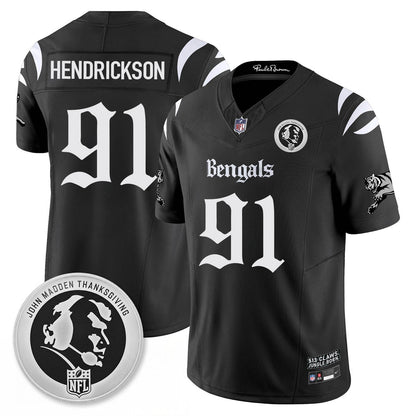 CIN Gothic Vapor Limited Jersey - John Madden Patch - Stitched