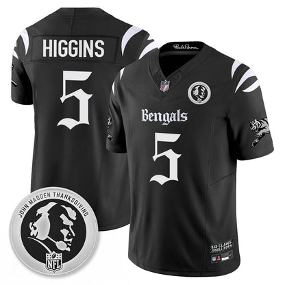 CIN Gothic Vapor Limited Jersey - John Madden Patch - Stitched