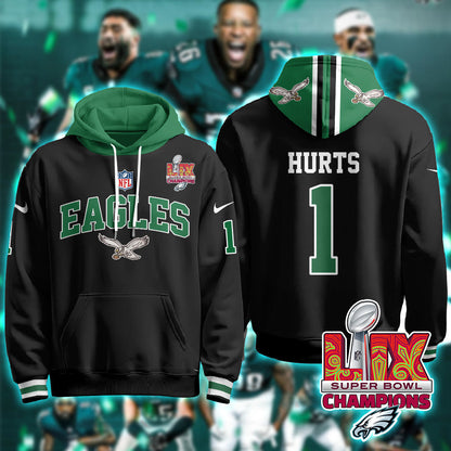 PHI Super Bowl LIX Champions Hoodie
