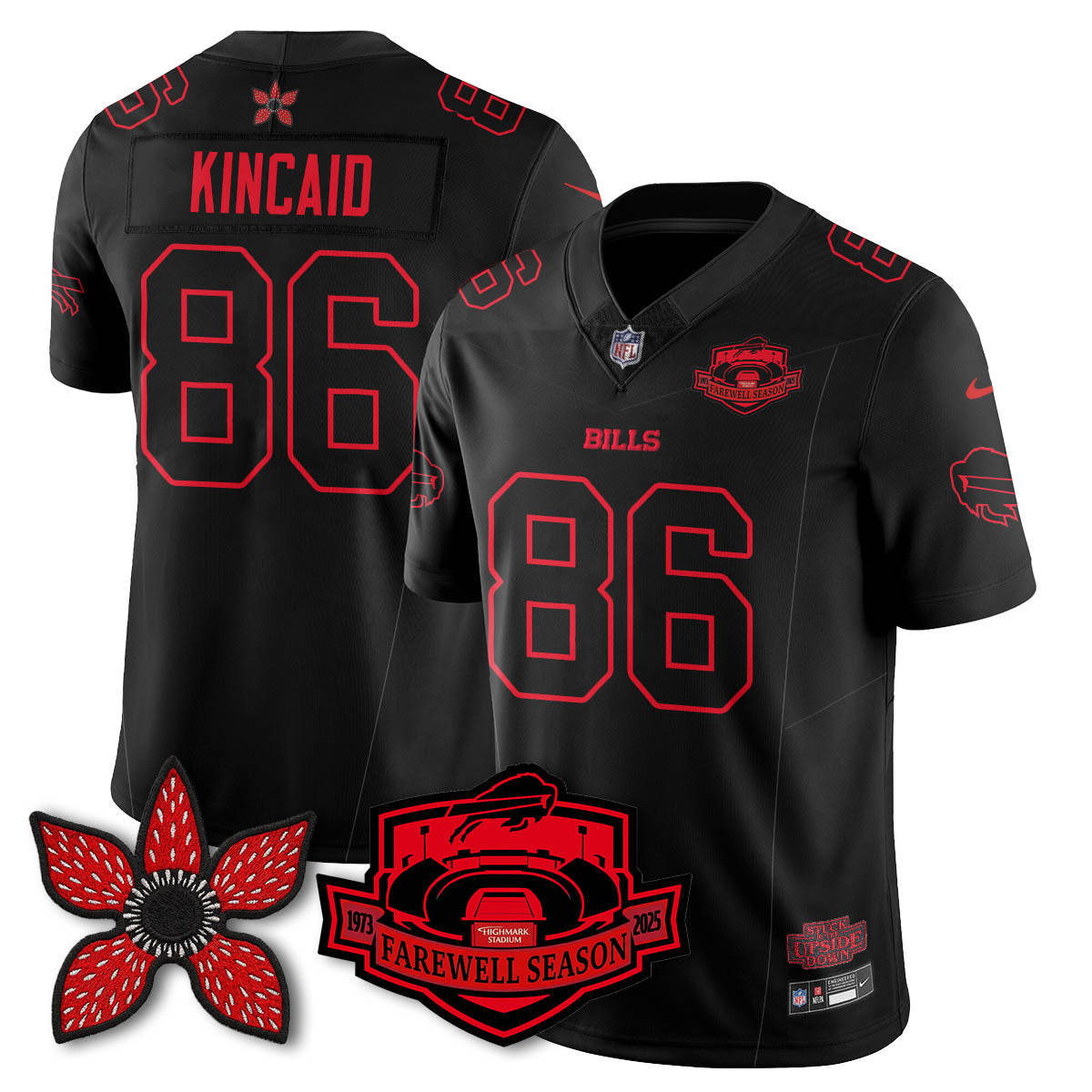 BUF 'Stranger Things Edition' Vapor Limited Jersey - Stitched