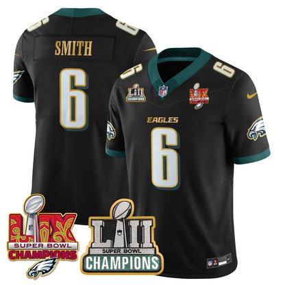 PHI LII-LIX Super Bowl Champions Vapor Limited Gold Jersey - Stitched