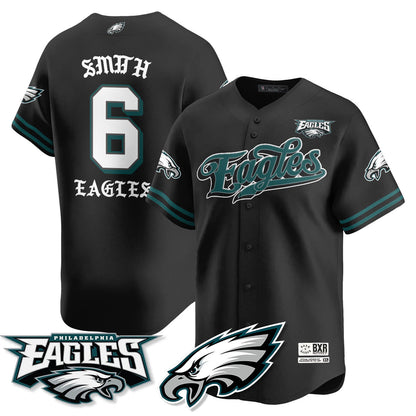 PHI Born x Raised Baseball Jersey - Stitched